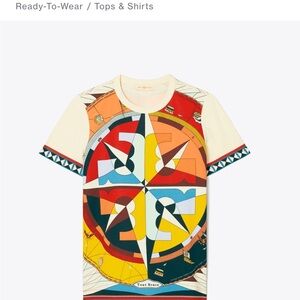 COPY - Tory Burch COMPASS PRINTED T-SHIRT

$148original price $148 Sz XL